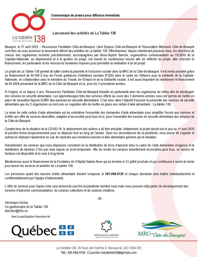 CommuniquÃ-de-presse