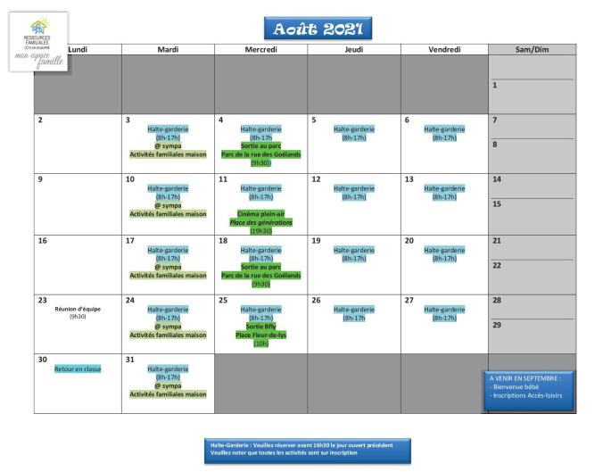 Calendrier RFCB 2021-082