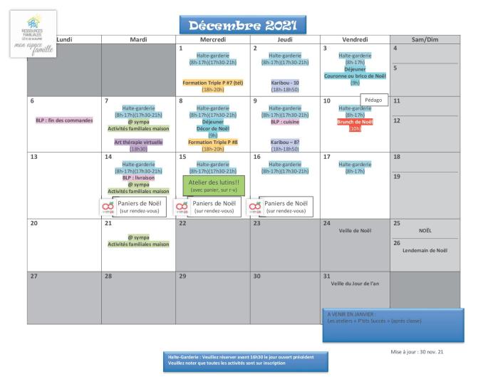 Calendrier RFCB 2021-122